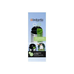 Brabantia Compostable Bin Liners, 10 L - Size K, 10 Bags