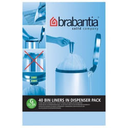 Brabantia Bin Liners, taille G, 23-30 L - 40 sacs