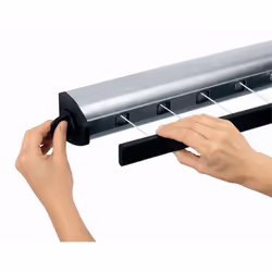 Brabantia Pull-Out Drying Lines Set, 2 pcs Wall-mountable rack Acier inoxydable