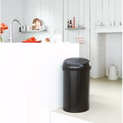 Brabantia Touch Bin 60 L Rond Noir - Vue supplémentaire 5