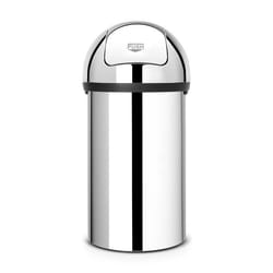 BRABANTIA Poubelle Push bin 60L Acier brillant