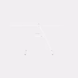 Brabantia HangOn Séchoir sur pieds Blanc