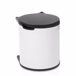 Brabantia 428081, 15 L, Rond, Noir, Blanc, Manuel, 30,2 cm, 310 mm
