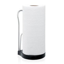 Brabantia 493546 support de papier essuie-main Plastique, Acier Noir, Argent