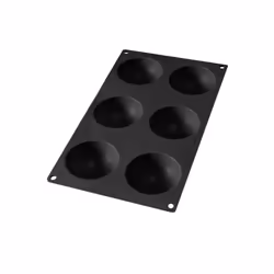 Lékué 881169, Moule semi-sphérique, Rectangulaire, 0,09 L, -60 °C, 220 °C, Noir