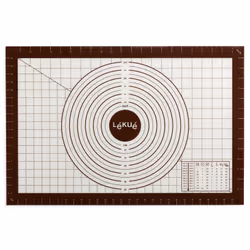 Lékué 881343, Tapis de cuisson et de tapisserie, Rectangulaire, Silicone, Blanc, 220 °C, 1 pièce(s)
