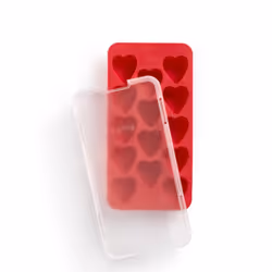 Lékué 882326, 14 pièce(s), Rectangulaire, Bac à glaçon, Rouge, Sulfate blanchi solide (SBS), -40 - 60 °C