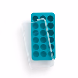 Lékué 882364, 18 pièce(s), Rectangulaire, Bac à glaçon, Turquoise, Sulfate blanchi solide (SBS), -40 - 60 °C
