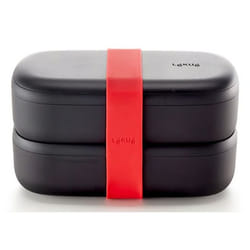 Lékué LunchBox To Go Ovale contenant 0,5 L Noir 2 pièce(s)