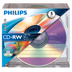 Philips CD-RW CW7D2CC05/00, CD-RW, 700 Mo