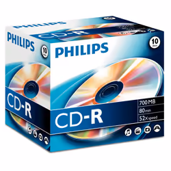 Philips CD-R CR7D5NJ10/00, 52x, CD-R, 700 Mo