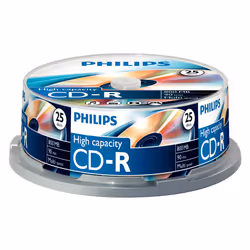 Philips CD-R CR8D8NB25/00, 800 Mo
