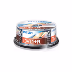 Philips DVD+R DR4S6B25F/00, DVD+R, 4,7 Go