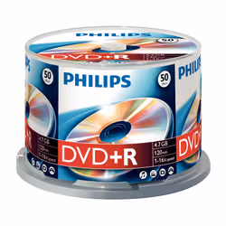 Philips DVD+R DR4S6B50F/00, 4,7 Go