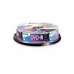 Philips DVD-R DM4S6B10F/00, DVD-R, 4,7 Go