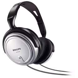 Philips SHP2500/00, Avec fil, 15 - 22000 Hz, Musique, Écouteurs, Noir, Argent