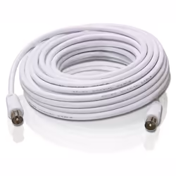 Philips Câble coaxial SWV2204W/10, 10 m, Blanc