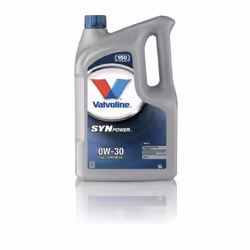 Pétrole Valvoline SYNPOWER ENV C2 0W30; 5 L