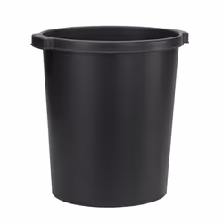Jalema Re-Solution, 15 L, Rond, Polypropylène (PP), Noir, 320 mm, 275 mm