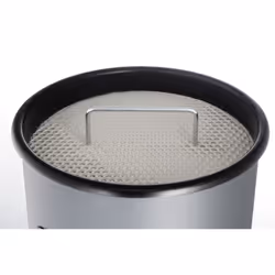 Durable 333023 poubelle 17 L Rond Métal Argent