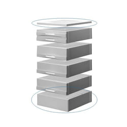 Jalema Base et tablette: tiroir de rangement