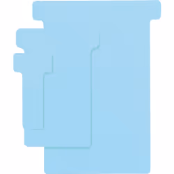 Atlanta T-cards, Bleu, 93 mm, 125 mm, 100 pièce(s)