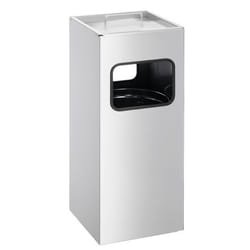 Durable 333123 receptacle à cigarrettes 17 L Argent