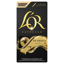 Capsule Café L Or Espresso Or Absolu 10 Capsules 52g