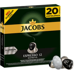 Jacobs Espresso 12 Ristretto Capsule de café Café fortement torréfié 20 pièce(s)