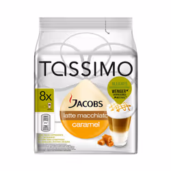 Jacobs Latte Macchiato Caramel, Caffe latte, Sac