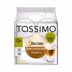 Jacobs LATTE MACCHIATO CLASSICO, Latte macchiato, Sac