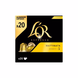Capsule café L'or Cafe capsule Espresso Lungo Matinata Intensite 5 - 20 capsules Caracteristiques principales : Type d'access ...