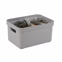 Sunware 10003181 Boîte de rangement Compartiment de rangement Rectangulaire Plastique Gris