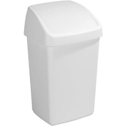 Sunware - Poubelle blanche avec couvercle basculant Delta 25 litres