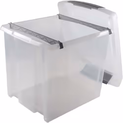 Aspect Coloris Transparent Gris transparent Matériau principal Plastique Dimensions Hauteur (en cm) 40,50 Longueur (en cm) 47 ...