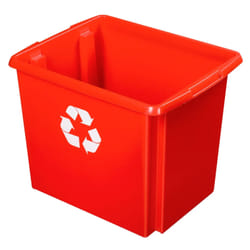 Sigma home 35800649 Boîte de rangement Rectangulaire Polypropylène (PP) Rouge