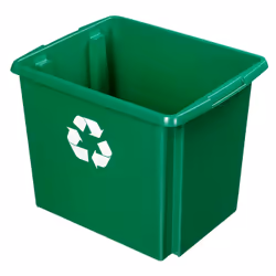Sigma home 35800647, Boîte de rangement, Vert, Rectangulaire, Polypropylène (PP), Image, 45 L