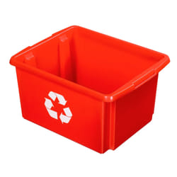 Sigma home 39001249 Boîte de rangement Rectangulaire Polypropylène (PP) Rouge