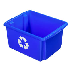 Sigma home 39001248 Boîte de rangement Rectangulaire Polypropylène (PP) Bleu