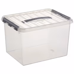Sunware 78800609, Boîte de rangement, Transparent, Rectangulaire, Plastique, Monochromatique, Intérieure