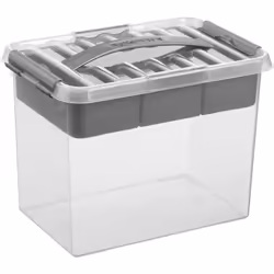 Aspect Coloris Gris Transparent Matériau principal Plastique Dimensions Hauteur (en cm) 22,00 Longueur (en cm) 30,00 Profonde ...