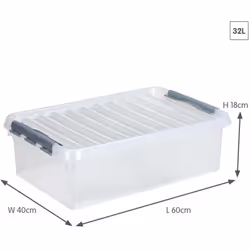 Aspect Coloris Transparent Gris métallique Matériau principal Plastique Dimensions Hauteur (en cm) 18 Longueur (en cm) 60 Pro ...