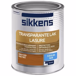 Lasure bois SIKKENS - Satiné - Chêne foncé - 075L - Protection 7 ans
