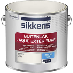 Sikkens - Peinture Laque Extérieure Bois et Fer - Finition tendue, sous-couche intégrée, facile à appliquer - Satin Ivoire 2,5 l