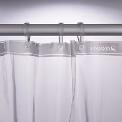 Sealskin 210041300 rideau de douche Anneau Plastique Transparent