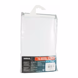 Rideau blanc en vinyle étanche Hauteur 200 cm, disponible en 2 largeurs : 120 et 180 cm Passage d'anneau renforcé Épaisseur : ...