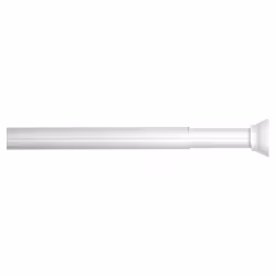 Sealskin Barre pour Rideau de Douche, Extensible, métal, Blanc, 2 x 2 x 185 cm