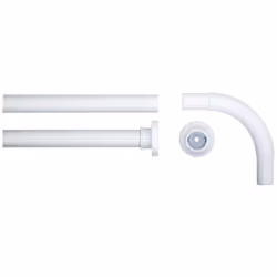 L'ensemble de tringle de rideau de douche d'angle de la marque Sealskin est un rail de rideau modulaire, robuste et durable,  ...