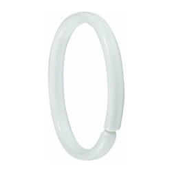 Anneau plastique blanc - Sachet de 12
