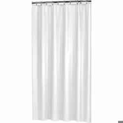 Rideau PVC blanc - sans anneaux - 120 x 200 cm